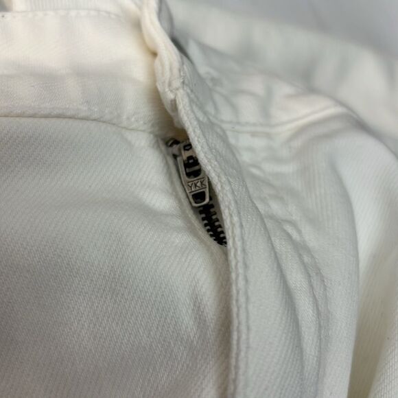 J. Crew Factory BX451 Curvy essential straight white jean stretch size 35Tall - Picture 13 of 13